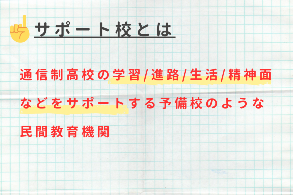 サポート校の説明