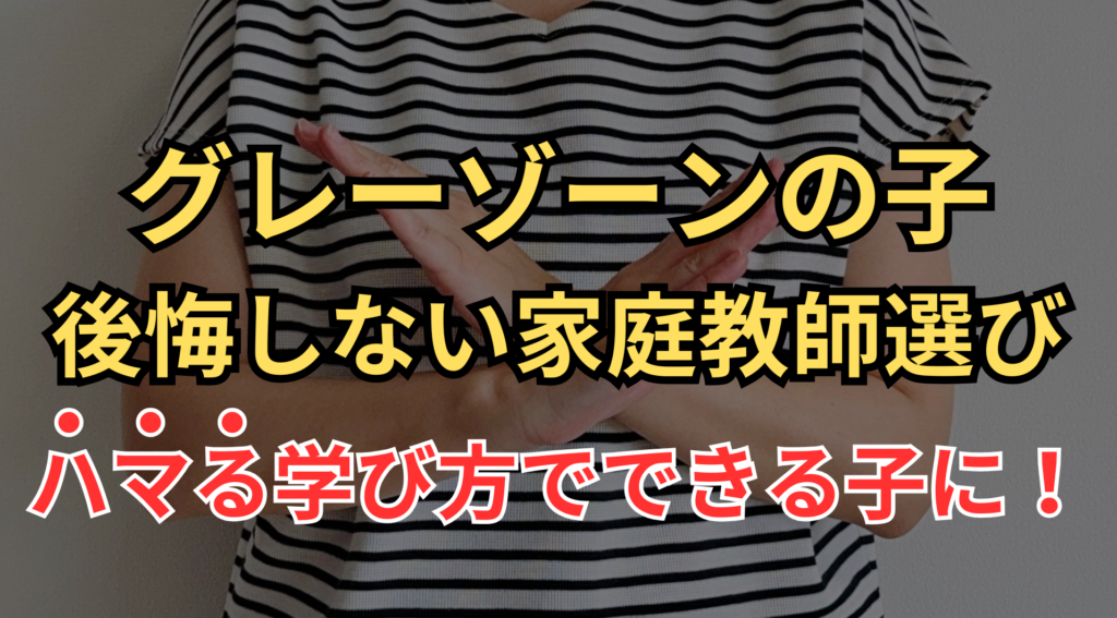 グレーゾーン家庭教師のFV